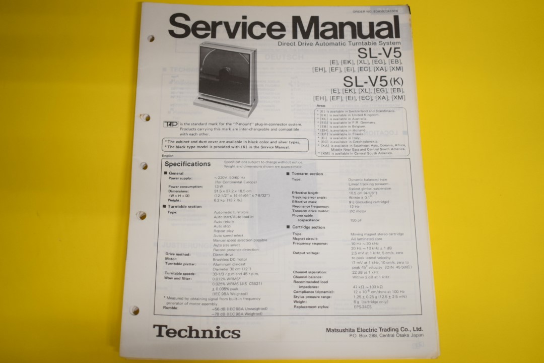 technics sl-v5